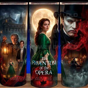 The Phantom of the Opera - Gerard Butler - Emmy Rossum Cup Mug Tumbler 20oz
